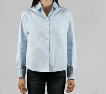 Light blue women shirt